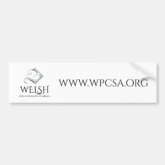 Welsh Pony & Cob Society of America Bumpersticker