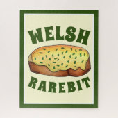 Welsh Rarebit Savory Cheese Toast British Food UK Legpuzzel (Verticaal)