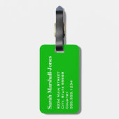 Welsh Red Dragon Wales Flag Bagagelabel (Achterkant verticaal)