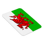 Welsh Red Dragon Wales Flag Magneet (Rechterzijde)