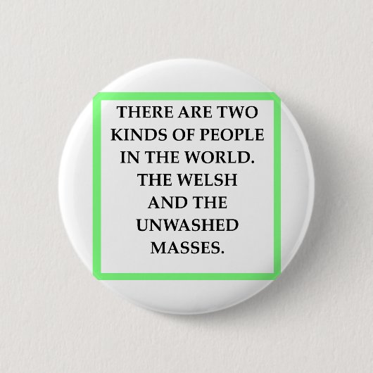 WELSH RONDE BUTTON 5,7 CM (Voorkant)