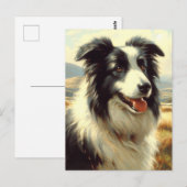Welsh Sheepdog schilderij Briefkaart (Voorkant / Achterkant)