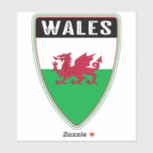 Welsh Shield Sticker (Vel)