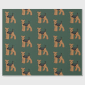 Welsh shiiper wrappers cadeaupapier (Vlak)