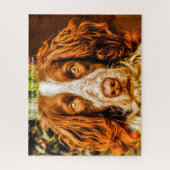 Welsh Springer Notre Famille Pet Jigsaw Puzzle (Vertical)