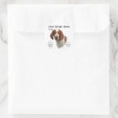 Welsh Springer Spaniel Geschiedenis Ontwerp Ronde Sticker (Tas)