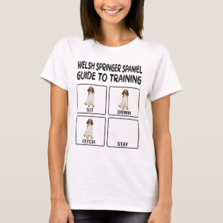 Welsh Springer Spaniel Guide to Training Dog Obedi T-shirt