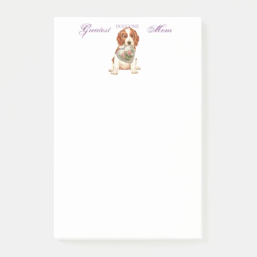 Welsh Springer Spaniel Heart mama Post-it® Notes (Voorkant)