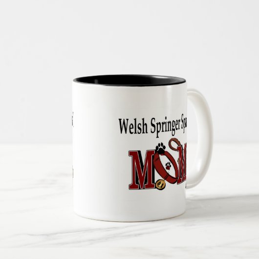 Welsh Springer Spaniel Maman Mug (Devant droit)