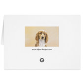 Welsh Springer Spaniel Painting - Original Dog Art (Achterkant Horizontaal)