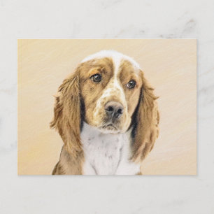 Welsh Springer Spaniel Painting - Original Dog Art Briefkaart