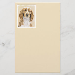 Welsh Springer Spaniel Painting - Original Dog Art Briefpapier