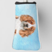 Welsh Springer Spaniel Painting - Original Dog Art Golfheadcover (Draai 90)