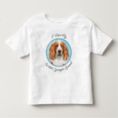 Welsh Springer Spaniel Painting - Original Dog Art Kinder Shirts (Voorkant)