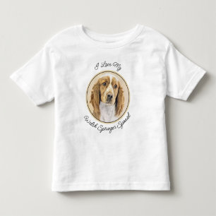Welsh Springer Spaniel Painting - Original Dog Art Kinder Shirts