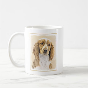 Welsh Springer Spaniel Painting - Original Dog Art Koffiemok