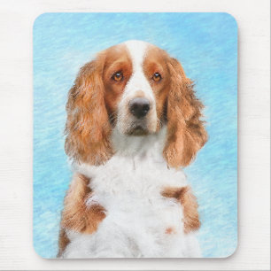 Welsh Springer Spaniel Painting - Original Dog Art Muismat