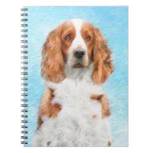 Welsh Springer Spaniel Painting - Original Dog Art Notitieboek