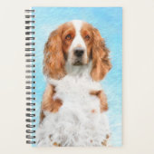 Welsh Springer Spaniel Painting - Original Dog Art Planner (Voorkant)