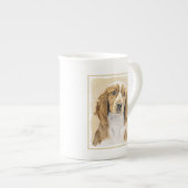 Welsh Springer Spaniel Painting - Original Dog Art Porselein Kop (Voorkant rechts)