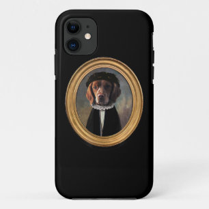 Welsh Springer Spaniël Renaissance Schilderij Hond iPhone 11 Hoesje