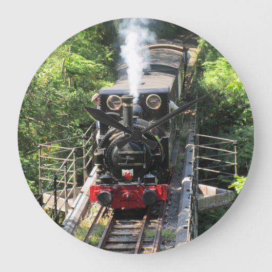 Welsh Steam Train. Grote Klok (Voorkant)
