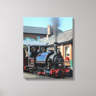 WELSH STEAM TRAINS CANVAS AFDRUK