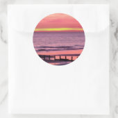 WELSH SUNSET RONDE STICKER (Tas)