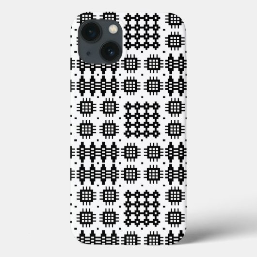 Welsh Tapestry Black, White iPhone 6 Xtreme Hoesje (Achterkant)