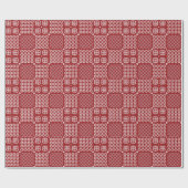 Welsh Tapestry Pattern Carthen Wrapping Paper Cadeaupapier (Vlak)