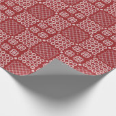 Welsh Tapestry Pattern Carthen Wrapping Paper Cadeaupapier (Hoek)