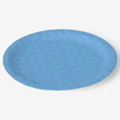 Welsh Tapestry Pattern, Chic Blue Paper Bord (Gekanteld)
