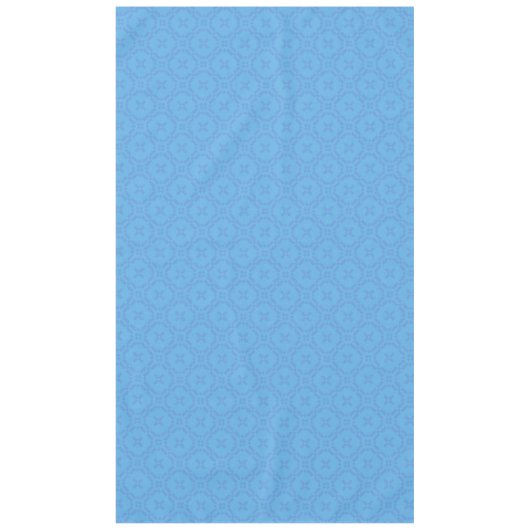 Welsh Tapestry Pattern, Chic Blue Tablecloth Tafelkleed (Voorkant)