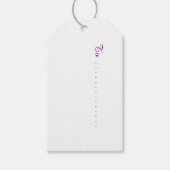 Welsh Tapestry Pattern, Pink Pack of Gift Labels Cadeaulabel (Voorkant)