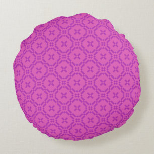 Welsh tapijt patroon, chique roze rond kussen
