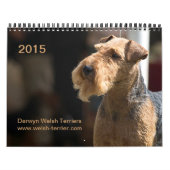 Welsh Terrier 2015 Agenda van Darwyn Kalender (Hoes)