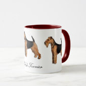 Welsh Terrier Ceramic Mok (Voorkant rechts)