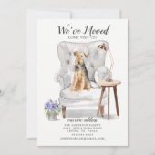 Welsh Terrier Dog We hebben de aanmaning verplaats Aankondiging (Voorkant)