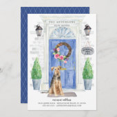 Welsh Terrier Front door Moving Announge Kaart (Voorkant / Achterkant)