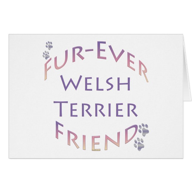 Welsh Terrier Furever Friend (Devant horizontal)
