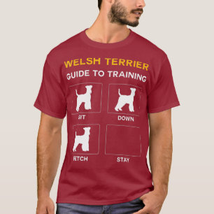 Welsh Terrier Guide to training Dog Obedience T-shirt
