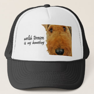 "Welsh Terrier is mijn Homeboy" Trucker Pet