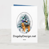 Welsh Terrier kerstcadeautjes Feestdagen Kaart (Achterkant)