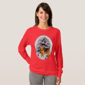 Welsh Terrier kerstcadeautjes T-shirt (Voorkant volledig)