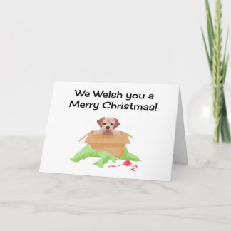 Welsh Terrier Kerstkaart Kaart