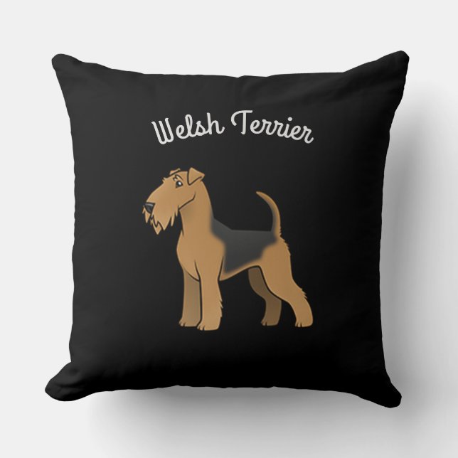 Welsh Terrier Kussen (Voorkant)