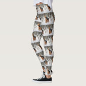 Welsh Terrier Laat het sneeuwen Kerstmis Leggings (Links)