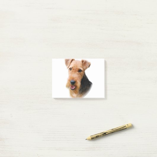 Welsh Terrier Post-it® Notes (Op bureau)
