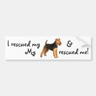 Welsh Terrier Rescue Bumpersticker