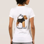 Welsh Terrier Rescue T-shirt (Achterkant)